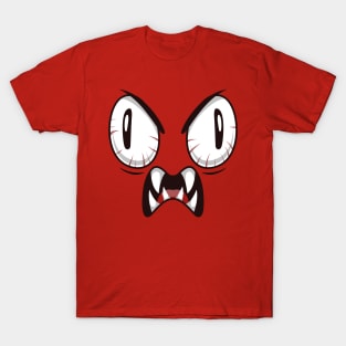 Creepy bulging eyes face T-Shirt